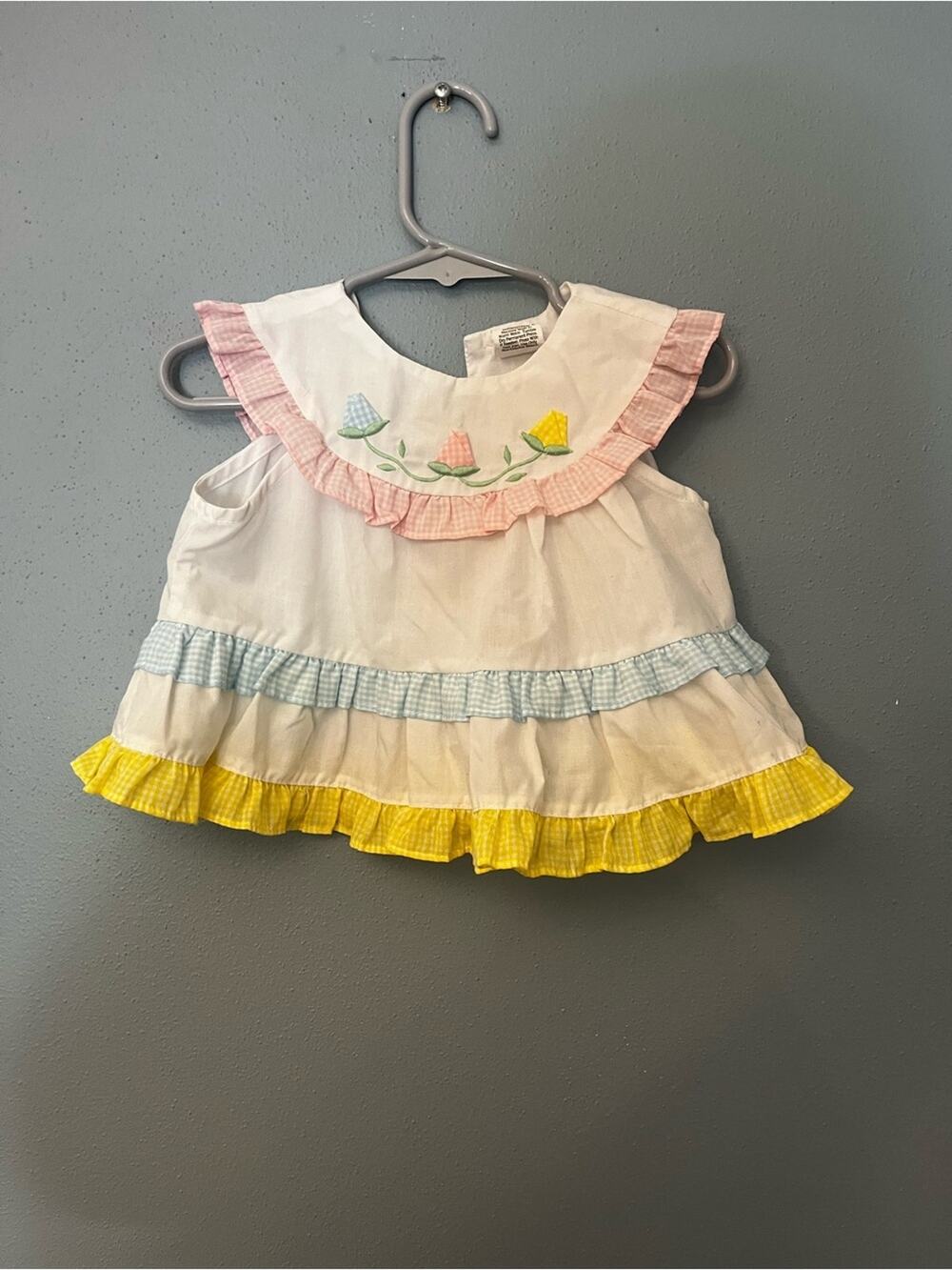 Vintage Ruffled Baby Top